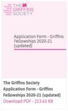 2020-21 fellowships - image of notes for applicants